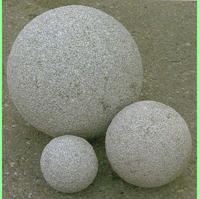 Granitkugel grau D40 (gebohrt)
