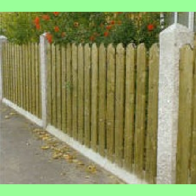 Zaunpfosten gelb (Pyramide) L170