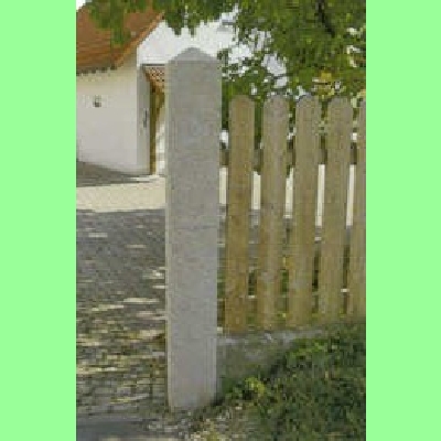 Zaunpfosten gelb (Pyramide) L170